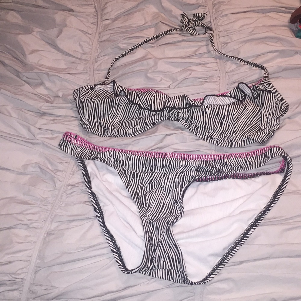 Kenneth Cole Zebra Print Bikini
